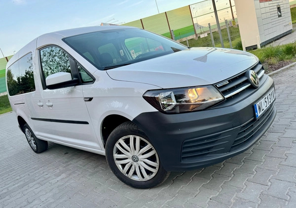 Volkswagen Caddy cena 130000 przebieg: 180000, rok produkcji 2019 z Białobrzegi małe 466